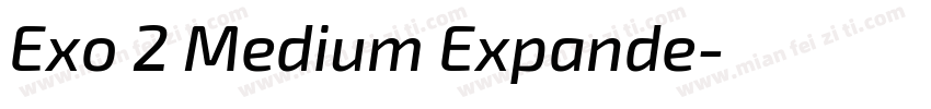 Exo 2 Medium Expande字体转换